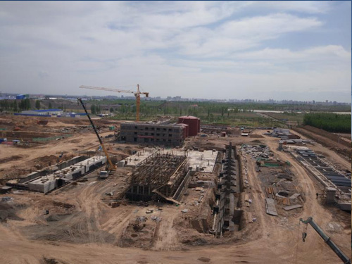 火电厂地基建设中