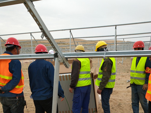 新光伏设备组件到货拆卸