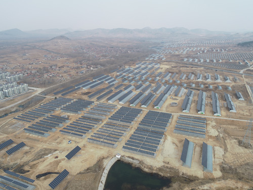 一览无余的在建光伏设施