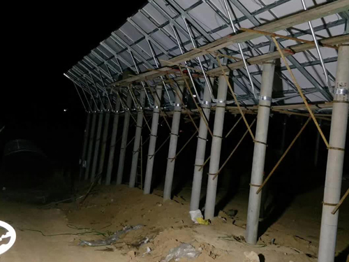 夜间安全施工-保质又保量