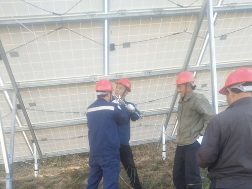 如火如荼的建设现场